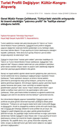 Turist Profili Değişiyor: Kültür