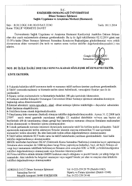 Eskişehir Osmangazi &Uuml;niversitesi Hastanesi