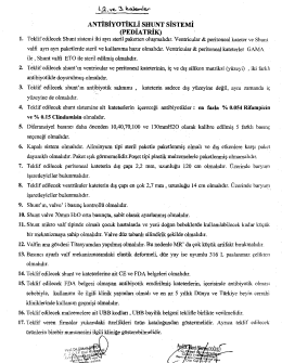 10. . Shunt miho valf tipinde olmalı çocak hastalarda ve yeni doğan
