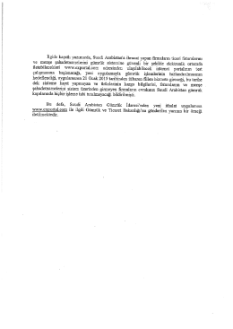 Yazı ve Suudi Arabistan G&uuml;mr&uuml;k İdaresi Yazısı (3 sayfa)