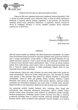 T.B.M.M. HALKLARıN DEMOKRATİK PAmlsl