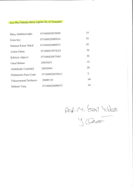Page 1 1era &Iacute;llaj Hukuku Bir&icirc;ei Egilim Eli
