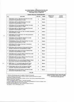 Tc süLEYıvıAN DEMİREL üNivERsiTEsi REKToRLUĞu YAPI işLERİ