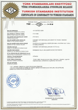 T&Uuml;RK sTANDARDLARı- ENsTiT&uuml;s&uuml;_ TURK