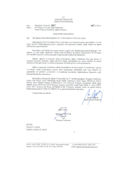 Onay - İller İdaresi Genel M&uuml;d&uuml;rl&uuml;ğ&uuml;