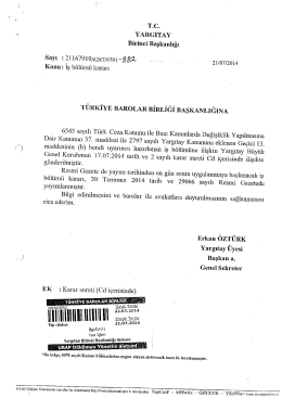 Eki :1 CD - T&uuml;rkiye Barolar Birliği