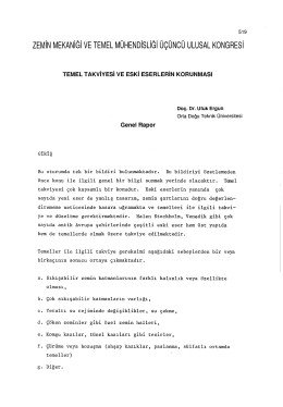 ZM 3-f - Zemin Mekaniği ve Geoteknik M&uuml;hendisliği Derneği