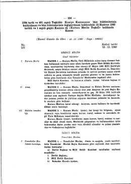 Metin - TBMM Yeni Anayasa - T&uuml;rkiye B&uuml;y&uuml;k Millet Meclisi
