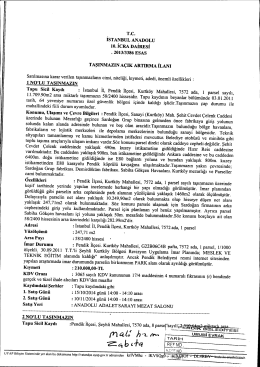 T.c. İSTANBUL ANADOLU 10. İCRA DAİRESİ
