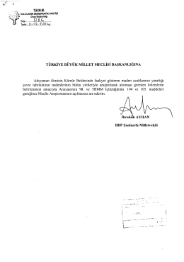 t&uuml;rkiye b&uuml;y&uuml;k millet meclisi başkanlığına
