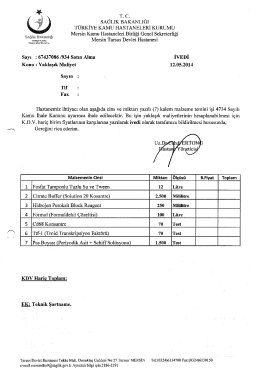 T. C. SAĞLIK BAKANLIĞI y _ T&Uuml;RKİYE KAMU HASTANELERİ