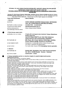 İSTANBUL İLİ, şİLE oRMAN İŞLETME M&Uuml;D&Uuml;RL&Uuml;Ğ&Uuml;, sAHİLK&ouml;Y