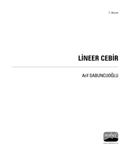 lineer cebir.indd