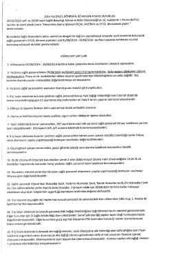 2014 Eyl&uuml;l D&ouml;nemi İl İ&ccedil;i Tayini M&uuml;nhal Yerler