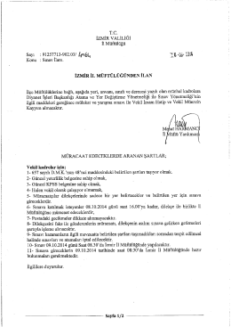 T.C. g İZMİR vALİLİGİ