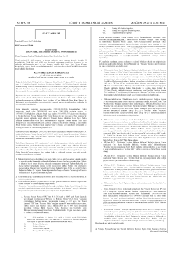 sayfa : 68 t&uuml;rkiye ticaret sicili gazetesi 28 ağustos
