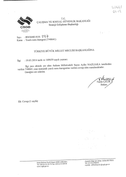 S&uuml;resi Ge&ccedil;tikten Sonra Gelen Cevap