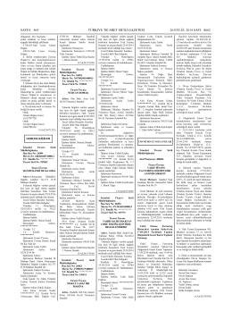 17.09.2014 tarihli Olağan&uuml;st&uuml; Genel Kurul Toplantı