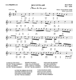 www.neyZen.com BEY İLAHİ yücel Müzik