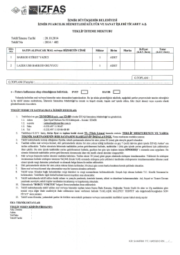 İZMİR B&Uuml;Y&Uuml;KŞEHİR BELEDİYESİ İZMİR FUARcıLıK