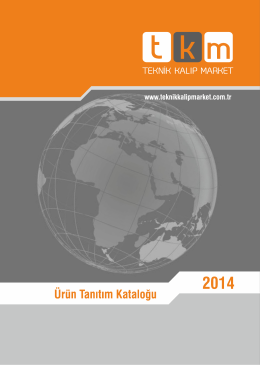 E-Katalog - Teknik Kalıp Market