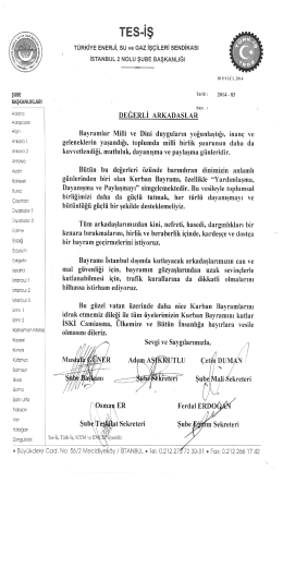şusE BAşkANLıkLARı - Tes-is2