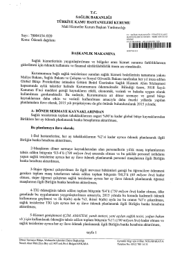 2 - T&uuml;rkiye Kamu Hastaneleri Kurumu