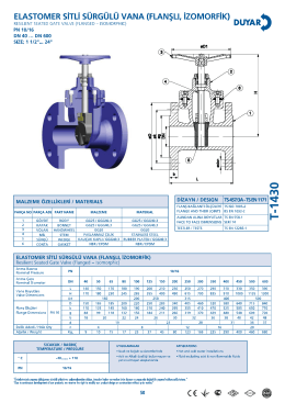 ELAsToMER siTLi s&Uuml;RG&Uuml;L&Uuml; vANA (FLANşLı, izoMoRFiK)