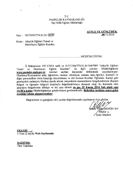 Adaylık Eğitimi Temel Ve Hazırlayıcı Eğitim Kursları