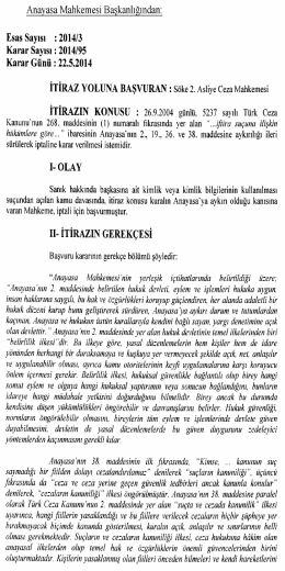 2014/3, K - Resmi Gazete