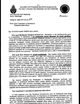 OneTouch 4.6 Scanned Documents - İstanbul Büyükşehir Belediyesi