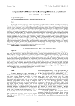 Full Text PDF - Yüzüncü Yıl Üniversitesi