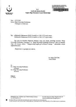 Bakanlık Merkez ve Bağlı Kuruluşlara