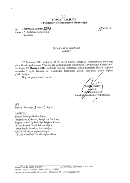 13.06.2014 Yozgat