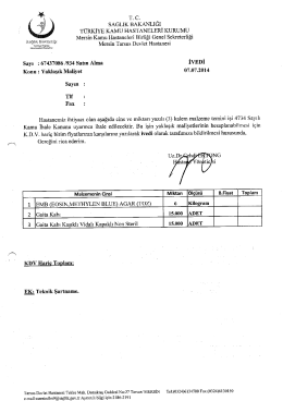 T. C. - Tarsus Devlet Hastanesi
