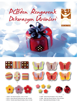 1. CN240 - Kare Dekoratif &Ccedil;ikolata. 3 Desen 120 Adet 4. CBZQB