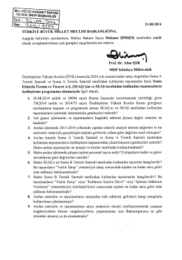 MıLLıYEr&ccedil;l HAREKET PARTlsl tamm. GRUP BAŞKANLıĞı