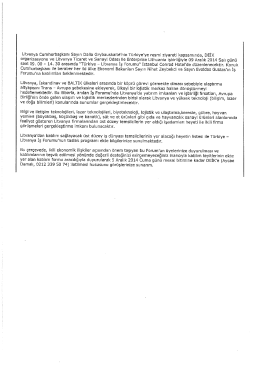 Yazı, Heyet Listesi, Taslak Program ve Katılım Formu (8 sayfa)