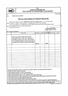 T.c. U _ _sAĞLIK BAKANLIĞI vAN EGITIM vE