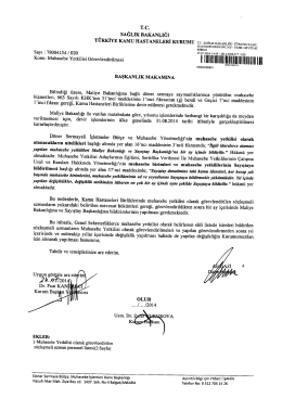 A&ccedil; - T&uuml;rkiye Kamu Hastaneleri Kurumu