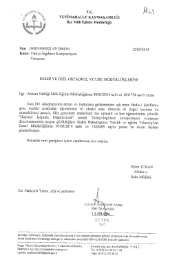 YARIŞMA ŞARTNAMESİ (Ayrıntılı bilgi için tıklayınız.)