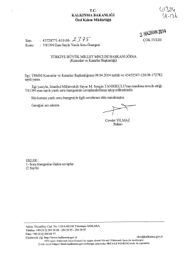 S&uuml;resi Ge&ccedil;tikten Sonra Gelen Cevap