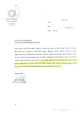 TİCARET . - İstanbul Yeni Y&uuml;zyıl &Uuml;niversitesi