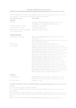 ELEKTRİK ENERJISİ sATIN ALINACAKTIR MERSİN HALK sAĞLIĞı