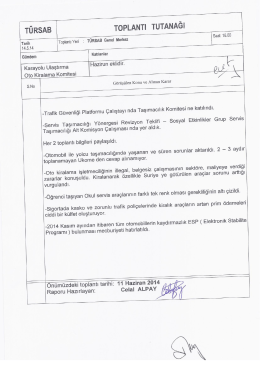 türsab toplantı tutanağı