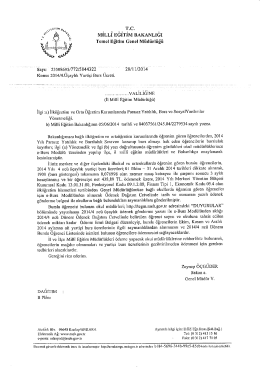 T.C. MiLLi EĞİTİM BAKANLIĞI - Salihli İl&ccedil;e Milli Eğitim M&uuml;d&uuml;rl&uuml;ğ&uuml;