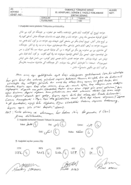 26.12.2014 10. Sınıflar Osm. Türkçesi