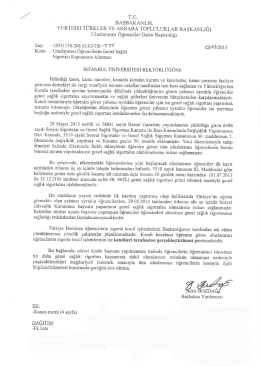 tıklayınız - İstanbul Üniversitesi