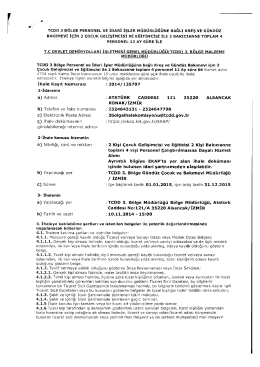 TCDD 3 B&Ouml;LGE PERSONEL ve İDARİ İŞLER M&Uuml;D&Uuml;RL&uuml;Ğ&uuml;Ne