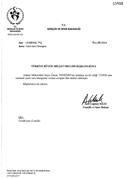 Cevap - T&uuml;rkiye B&uuml;y&uuml;k Millet Meclisi